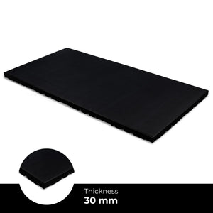 Connect Fitness Tiles – Pure Black – 30 x 500 x 1.000 mm